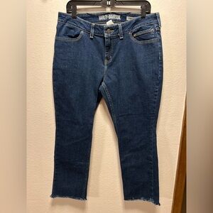 Women’s Harley-Davidson Dark Blue Straight Leg Jeans Size 14/32